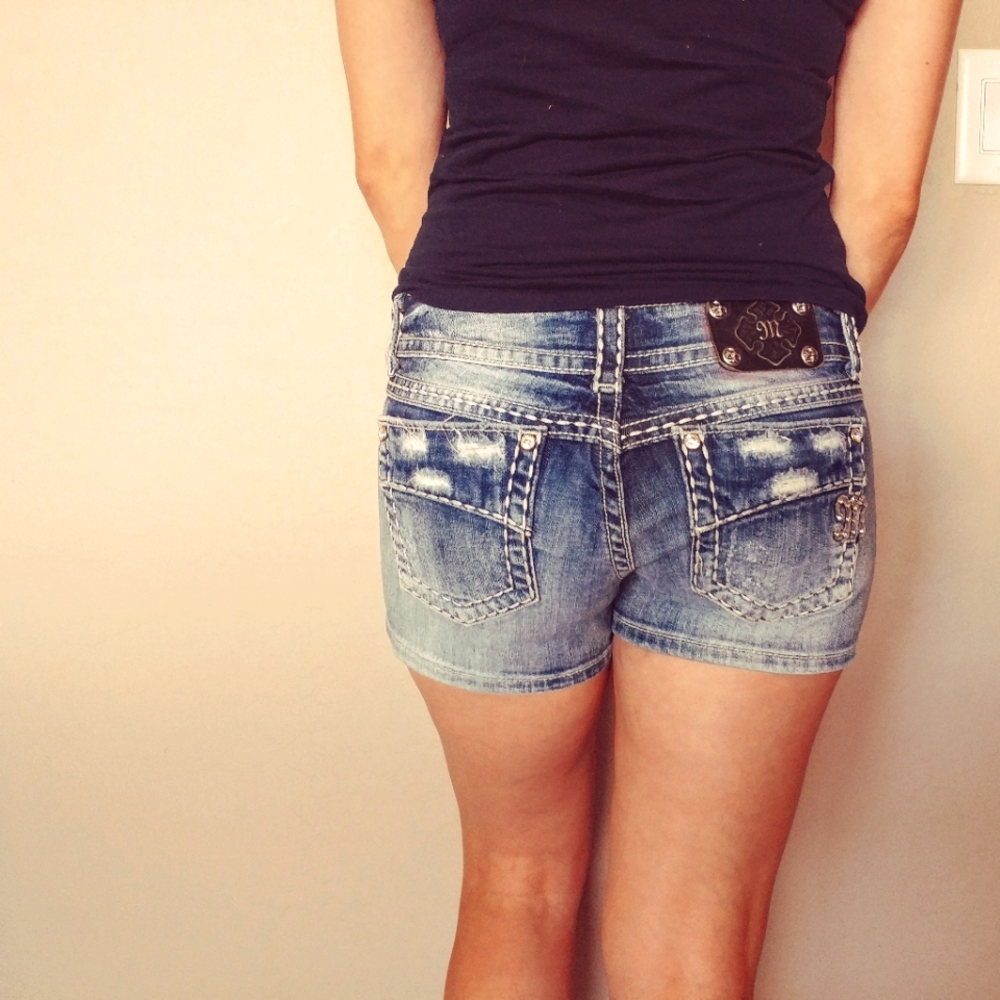Miss Me denim short